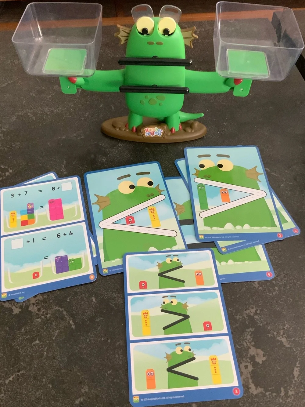 Number Blocks puzzle & balance set bundle